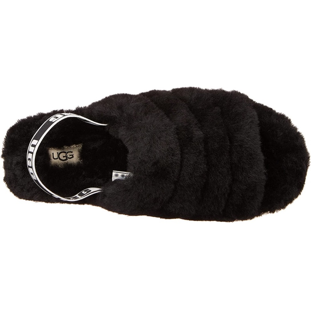 UGG Women's Fluff Yeah Slipper black 8